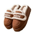 thumbnail image 2 of Xucatan Women's Plush Winter Slippers with Cute Decorations Cozy Fleece-Lined Indoor House Shoes, Non-Slip Comfortable Casual Flat Slides for Women Gift, 2 of 8