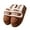 Brown, variant on Brown Women'S Winter Home Slippers Letter Print Soft Thick Sole Height Increasing Anti-Slip Indoor Outdoor Warm Shoes