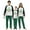 Family, variant on Ihaphap 2025 We Are Family Green Christmas Matching Pajamas Set, M-Women