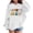 R103-White, variant on RMGVDSD Hoodies for Girls Back To School Hooded Sweatshirts Letter Print First Day Of School Hoodie Pullover Tops Loose Fit Trendy Clothes Comfy Sweatshirt 3-4 Years