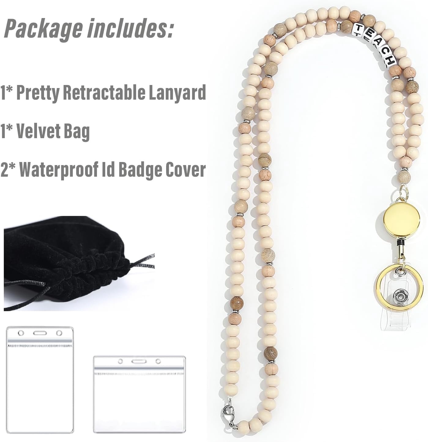 Teacher Lanyard Lanyards for Id Badges Lanyards for Keys Retractable Lanyards for Id Badges Holder Cute Keychain Lanyard Women