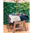 thumbnail image 3 of Boanket Outdoor Tablecloth with Umbrella Hole for Patio/Picnic/Party/Camping, Navy Blue Waterproof Table Cloth Rectangle Table Cover Washable, Modern Geometric Abstract Contemporary (60"x 84"), 3 of 7