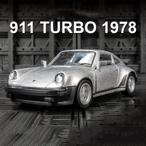 1/36 Porsche 911 1978 Alloy Car Model Toy Simulation Metal Diecast with Pull Back Decoration Mini Car Children Gifts Collection