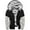 J-Gray, variant on Men Plus Size Sherpa Lined Fleece Hoodie Jacket Zipper Hooded Winter Fuzzy Sherpa Lined Camouflage Jackets