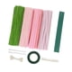 thumbnail image 2 of Limpiadores de pipa, suministros para manualidades, kit para hacer flores, accesorios de decoración, accesorio para fotos, tallo de chenilla, ramo Rosa, 2 of 8