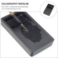 thumbnail image 4 of MasteelfCA 2pcs Calligraphy Inkstones Two-sided Inkslabs Lightweight Inkstones (Black), 4 of 8