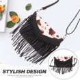 thumbnail image 3 of Leash Cross Body Purse Fringe Crossbody Vintage Bag Handbag Purses for Woman Miss, 3 of 6
