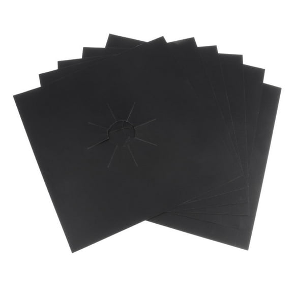 6Pcs 0.2mm Alfombril de Protección de Superficie, Almohadil a Prueba de Aceite para de Gas, Horno CUTICAT Almohadilla a prueba de aceite de horno negro