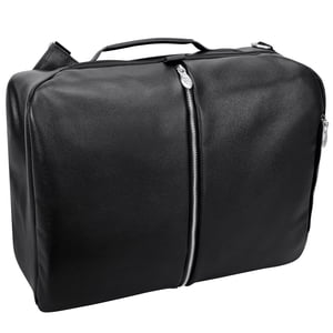 EAST SIDE | 17” Leather 2-In-1 Laptop Cross-Body & Backpack