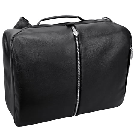 EAST SIDE | 17" Leather 2-In-1 Laptop Cross-Body & Backpack