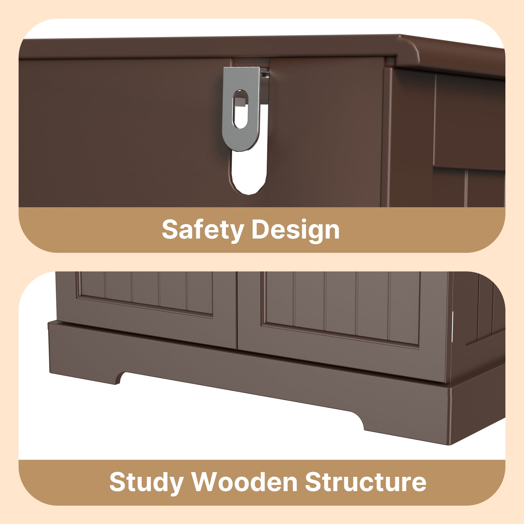 Pantry Cabinet Clearance, Lofka 71" Large Kitchen Storage Cabinet with Adjustable Shelves & Anti-Tip Design, 4 Doors, 12 Shelves, 1 Drawer, Dark Brown