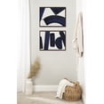 thumbnail image 6 of Kate and Laurel Sylvie Japandi 3 and Japandi 26 Framed Canvas Wall Art Set by Rocket Jack, 2 Piece Set 18x24 Brown, Black and White Abstract Art Print for Wall, 6 of 6