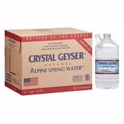 1PK-Crystal Geyser Alpine Spring Water, 1 Gallon, 6 Bottles