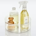 thumbnail image 3 of mDesign Lazy Susan Turntable Spinner for Kitchen and Bathroom - 2 Pack, Clear, 3 of 8