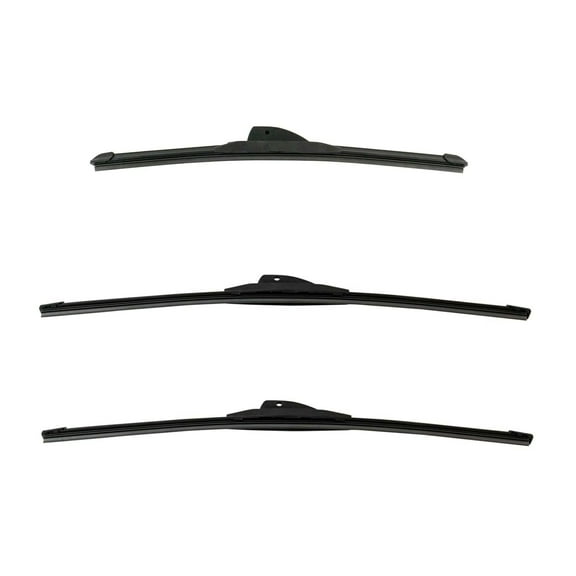 Geelife For 1990-2003 Nissan Volkswagen Tech Windshield Wiper Blade Front & Rear 3pc Set