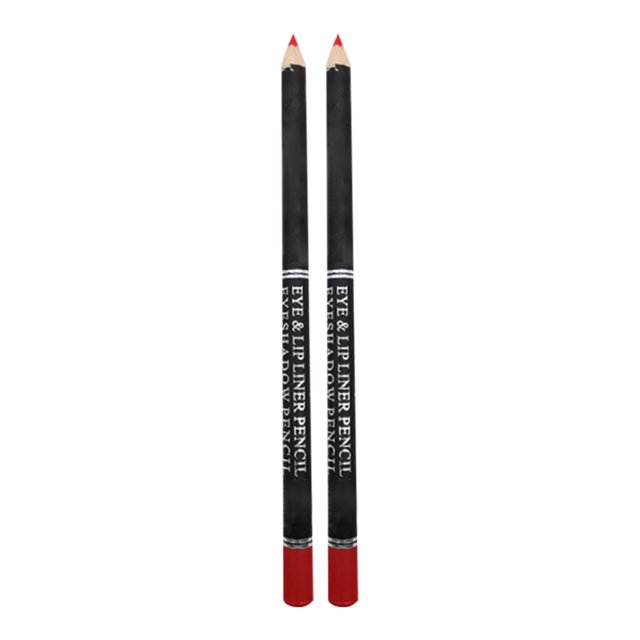 GlamEssence Crayon Eyeliner Fard à Paupières Crayon Rouge à Lèvres Fonctions Multiples Peut Être Utilisé Crayon à Lèvres Est Imperméable Durable Ne Se Décolore Pas Facilement et Contour Crayon à Lèvres Rouge à Lèvres avec un Pinceau à Lèvres