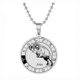 thumbnail image 1 of 12 Constellation Pendant, Stainless Steel For Men And Women--Aries-Product code 36641 Aries, 1 of 5