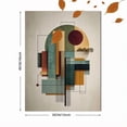 thumbnail image 3 of UXIEQU Abstract Geometric Shapes Canvas Wall Art Print 15.75x11.81 Inches, 3 of 8