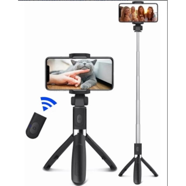 Bluetooth Selfie Stick Con Trípode