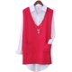 thumbnail image 1 of Suéter sin mangas con cuello en V para mujer, chaleco, cárdigan de punto, prendas de vestir, tops altos y bajos con bolsillo Adepaton WMZY-694-11, 1 of 1