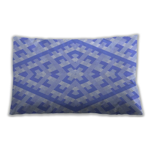 Ahgly Company Outdoor Rectangular Contemporary Lumbar Throw Pillow, 13 inch by 19 inch