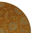 thumbnail image 2 of SAFAVIEH Anatolia Synthia Traditional Wool Area Rug, Gold/Blue, 8' x 8' Round, 2 of 3