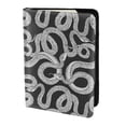 thumbnail image 2 of Pofeuu Snake Print Travel Document Organizer Passport Holder Men Women for Family (6.5 in x 4.5 in),Wallet Holder Credit Card Clutch Bag Case, 2 of 5