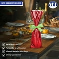 thumbnail image 4 of MT Products Metallic Red Mylar Wine Gift Bags for Bottles - Pack of 25, 4 of 10