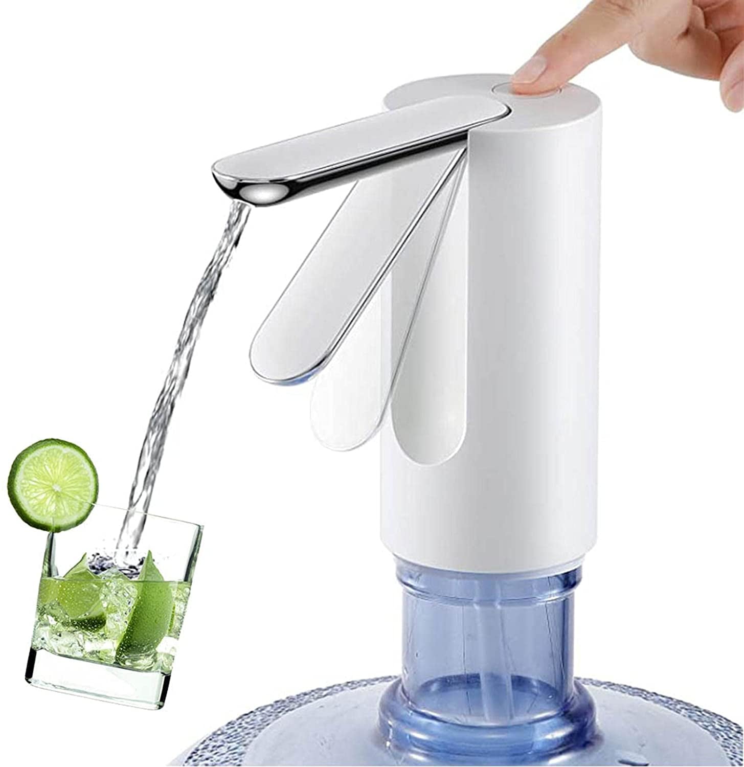 5 Gallon Water Dispenser, Portable USB Electric Water Pump with 2 Modes