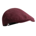 thumbnail image 6 of Men Cotton Linen Newsboy Cap Retro Classic Beret Ivy Irish Cabbie Flat Cap Gentleman Hat Lightweight Breathable Casual Driving Hat Vintage Style Cap 2026 Summer Fall Outfits, Khaki, 6 of 6