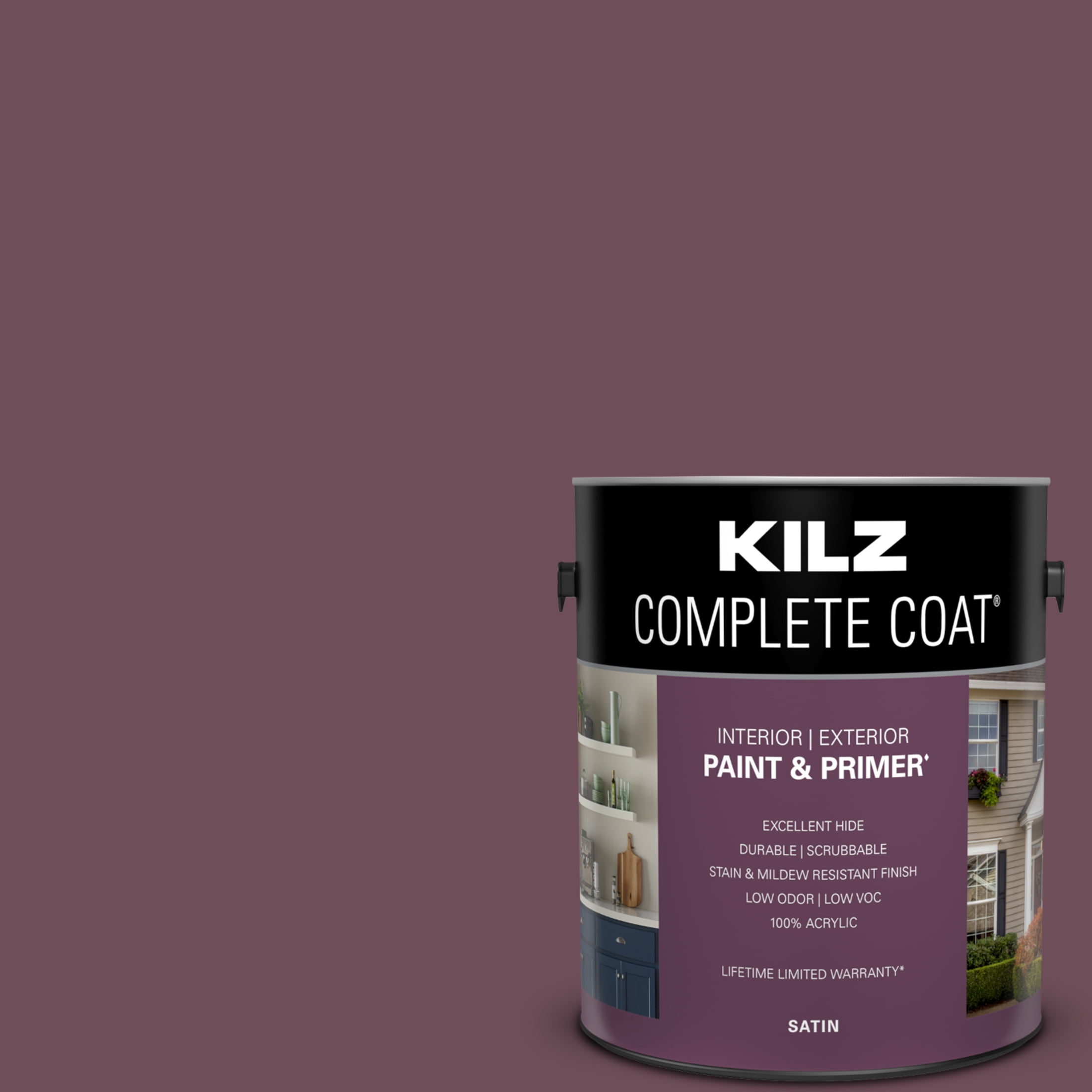 Aged to Perfection, KILZ Complete Coat Interior/Exterior Paint & Primer, 1 Gallon #LA290-02