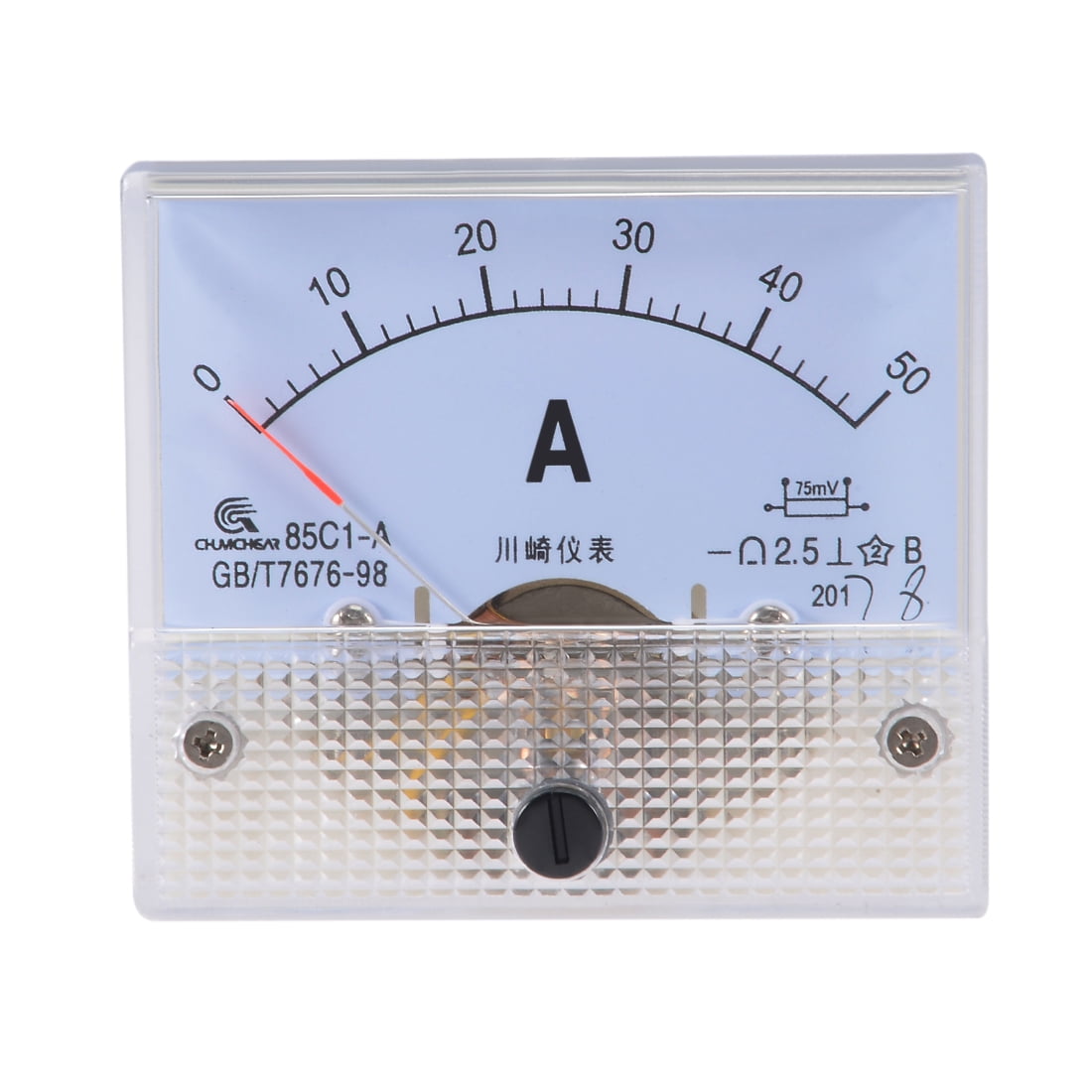Amperímetro Ampere Calibre Probador 1 Pcs 85C1-A Medidor De Panel De ...