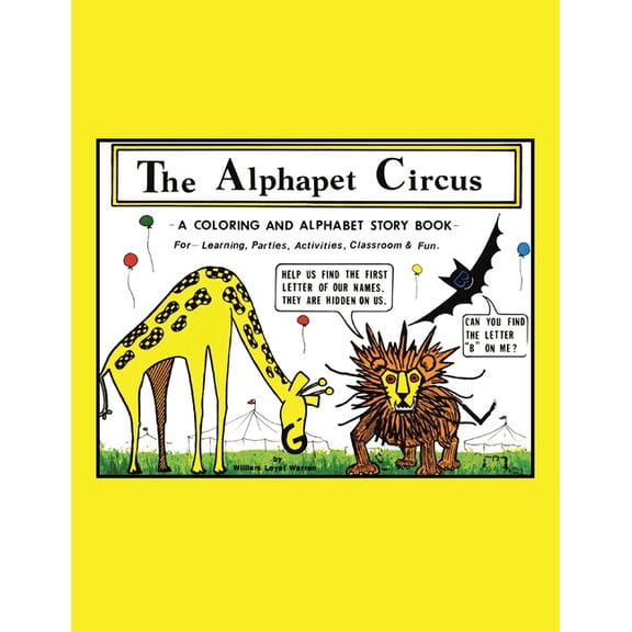 The Alphapet Circus: -A Coloring and Atphabet Story Book-, (Paperback)