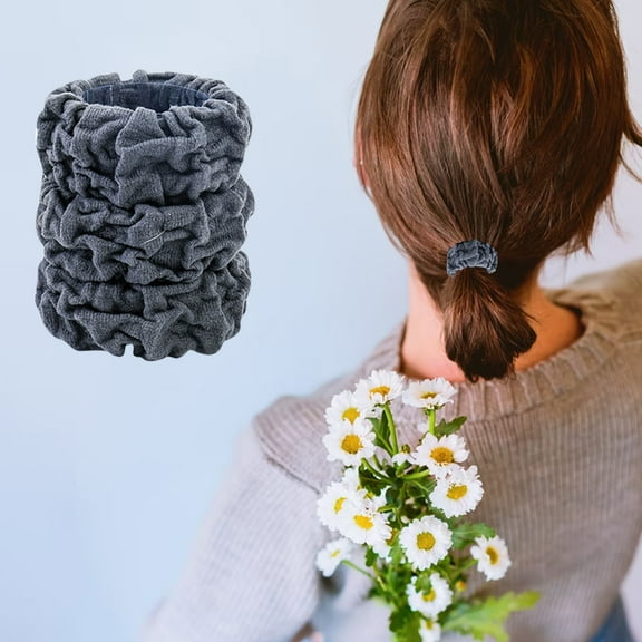 High Thick Hair Bands For Women 3PCS Elastic Hair Ties With Strong Elasticity Stylish Design