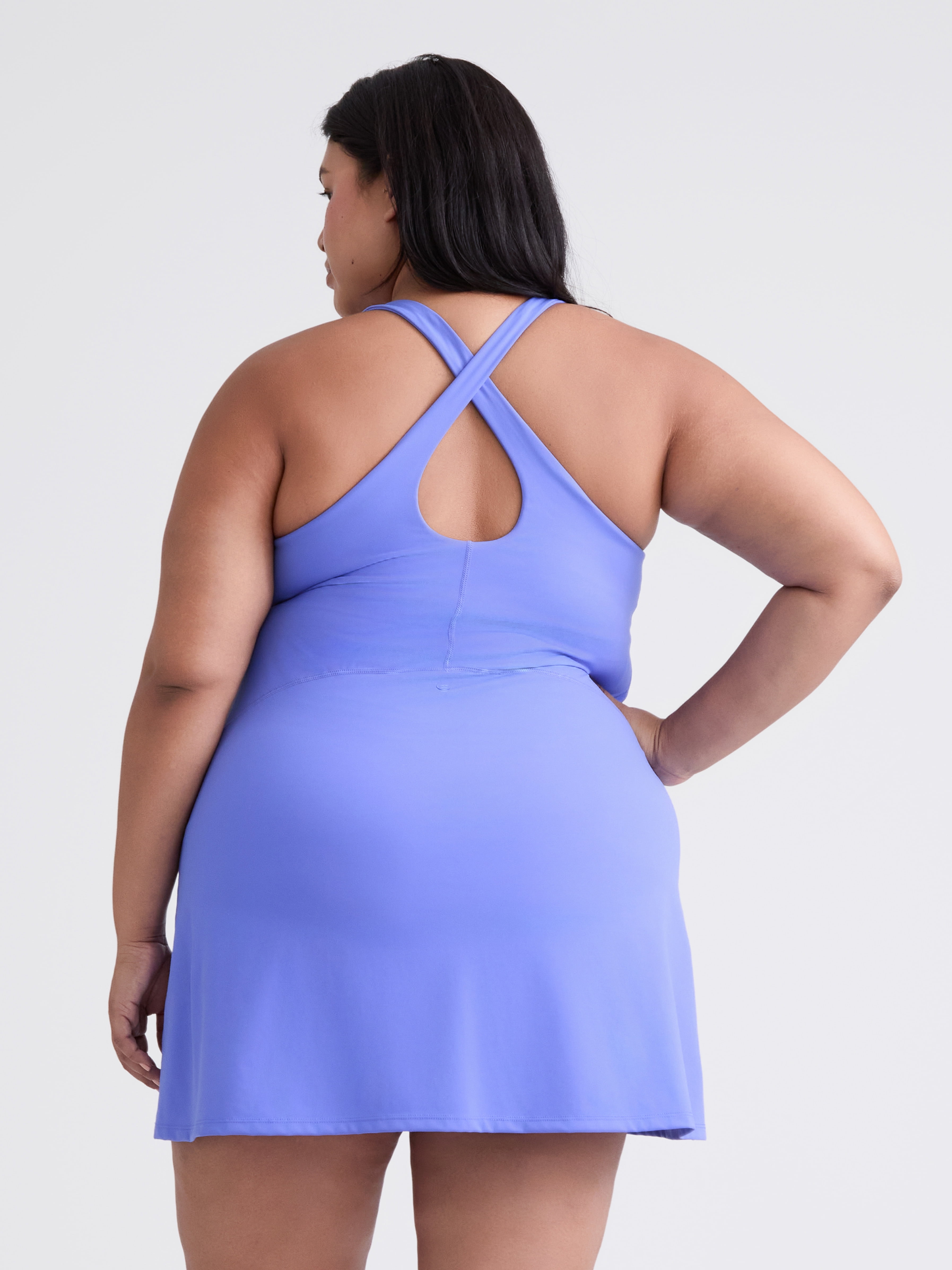 Avia Women's and Women's Plus Active Dress with Built-In Bra, Sizes XS-4X