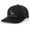 Black/Black, variant on Scenic Deer Mens Embroidered Mesh Back Trucker Hat Baseball Cap, Navy/Navy