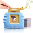 thumbnail image 1 of Timingsxd Juguetes para niños de 2 a 4 años Discurso de bolsillo para niños pequeños Autismo Juguetes sensoriales para niños autistas 224 palabras visuales Tarjetas flash parlantes Regalos para 1 2 3, 1 of 5