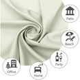 thumbnail image 4 of Pro Space 50" x 82" Outdoor Curtain Panels Patio Privacy Screen Blackout UV Ray Protected Waterproof Outdoor Drape Front Porch (2 Panel - Ivory), 4 of 7