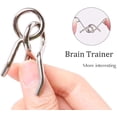 thumbnail image 2 of 8 unids/set Metal Brain Teaser IQ Brain Teasers rompecabezas anillos juego de mesa de juguete separado para niños y adultos TUNC Sencillez, 2 of 5