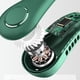 thumbnail image 2 of Ventilador de cuello sin aspas Mini ventilador de carga USB para exteriores (silicona ajustable verde), 2 of 8