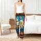 thumbnail image 4 of Balery Whimsical Sailboat Ocean Art Pantalones de pijama para mujer, pijamas ultraligeros, pantalones de estar por casa-3X-Large, 4 of 6