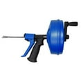 thumbnail image 3 of DrainX SPINFEED 35 Foot Snake Drum Auger | Drill Power or Manual Use ,Work Gloves and Storage Bag Included( Blue), 3 of 3
