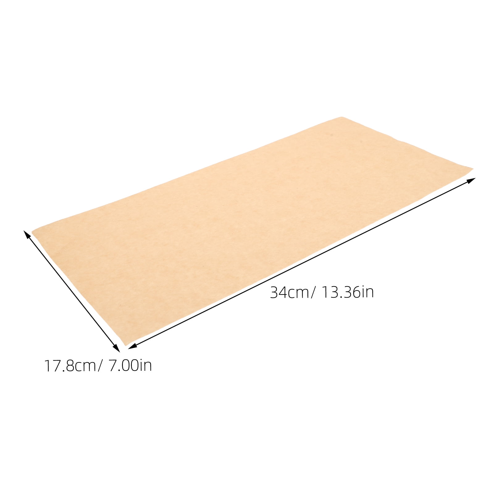 SKISUNO Grease Proof Paper Moisture Absorption Household Bread Paper Light Brown 300 Sheets