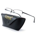 thumbnail image 4 of Cyxus Filtro de Luz Azul Gafas Medio Marco Rectangular para Hombres y Mujeres Anti Tensión de Ojos Bloquear Ultravioletas Cyxus Style, 4 of 10