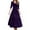 A-Purple, variant on Elegant Long Sleeve Party Gown for Fall Winter Holiday Season and Year Festive Occasions Winter Dresses for Women 2025 C-Green,L