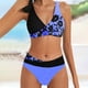 thumbnail image 5 of MKLEKYY Trajes De Baño Mujer Curvy Women'S Print High Waisted Tankini Two Tankini Set Swimsuit, 5 of 5