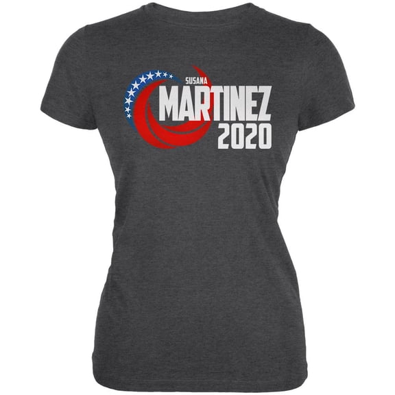 Election 2020 Susana Martinez for President Juniors Soft T Shirt Deep Heather X-LG
