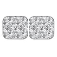 thumbnail image 7 of Windshield Sun Shade, Black grey peace sign Foldable Car Sun Shade Windshield for Front, 2 Pieces, 7 of 7