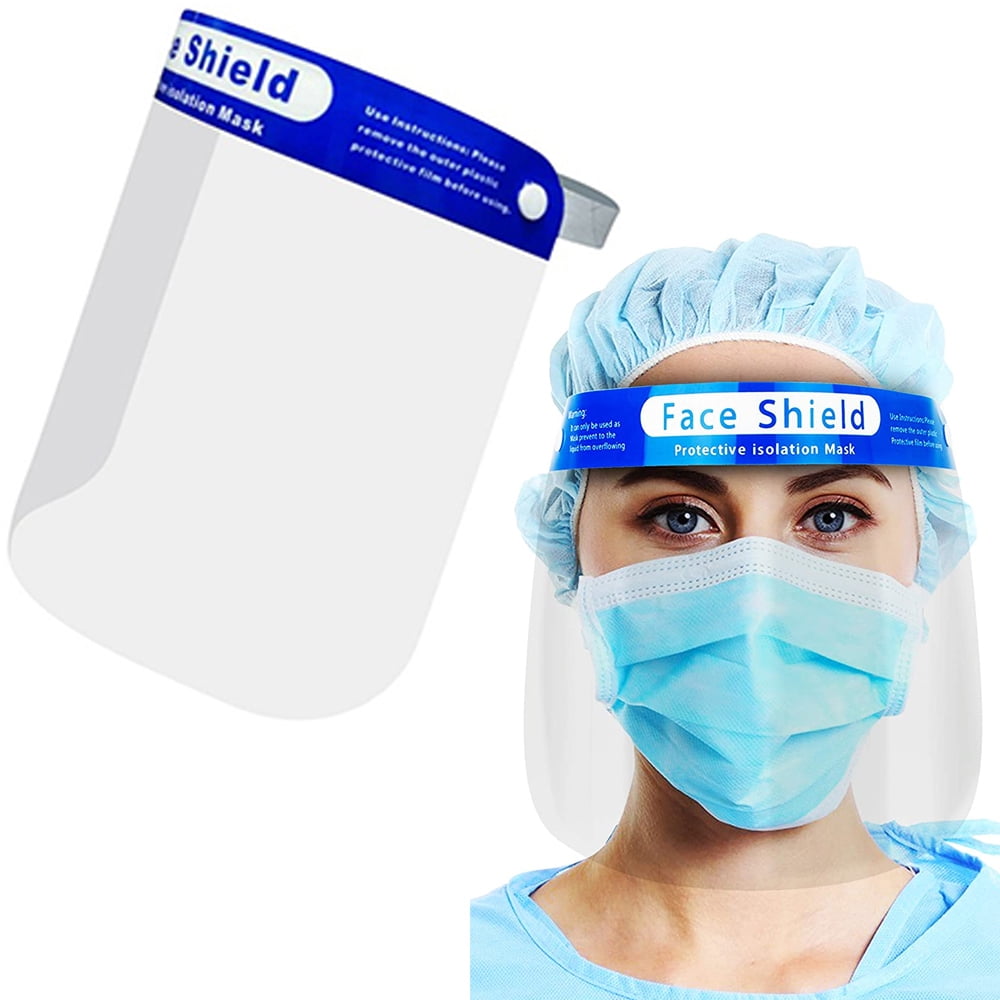Safety Full Face Shield Reusable Washable Protection Cover Face Mask Anti-Splash 