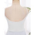 thumbnail image 5 of YONGHS Kids Girls Camisole Ballet Dance Tutu Dress Gymnastics Leotard Ballerina Dancewear White 7-8, 5 of 7